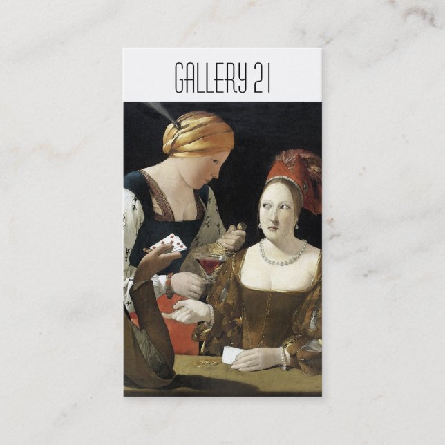 Konstgallerivisitkortar Visitkort (Framsida)