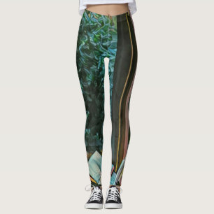 Konstgåva för läsning leggings