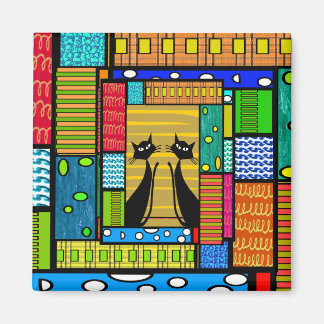 Konstgåvor av vismisk art magnet