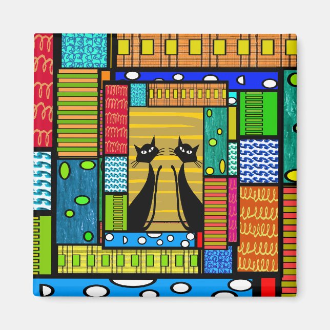 Konstgåvor av vismisk art magnet (Framsidan)