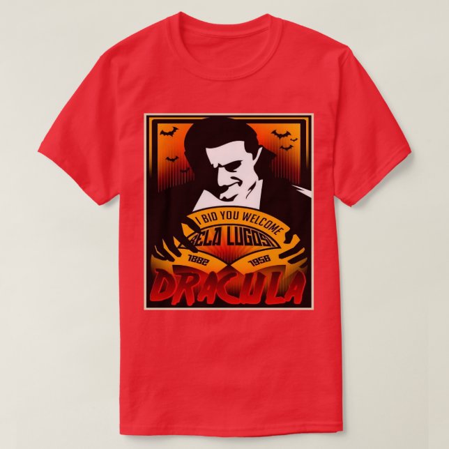 Konstgåvor från Bela Lugosi fläkt T Shirt (Design framsida)