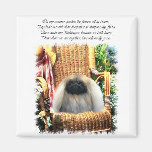 Konstgåvor från Pekingese Magnet