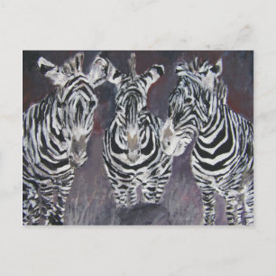 konstgåvor från zebra zoo djurlivet vykort
