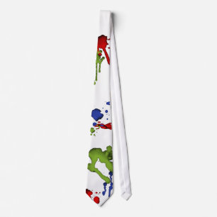 Konstgeeken målar Splattertien Slips