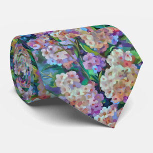 Konstgjord Abstrakt av Hortensia Blommigt Art Slips