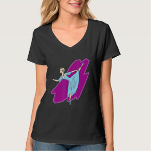 Konstgjord Ballet Ballerina Pointe Barr Graphic 5 T Shirt