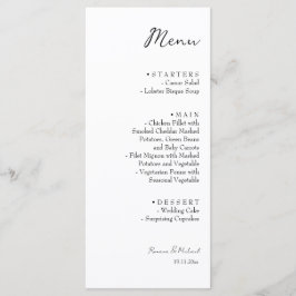 Konstgjord Blommigt Garden Watercolor Meny