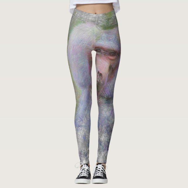 konstgjord boskapsbaboon leggings (Framsida)