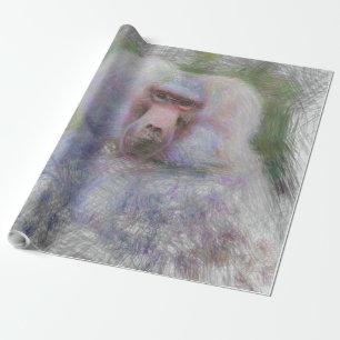 konstgjord boskapsbaboon presentpapper