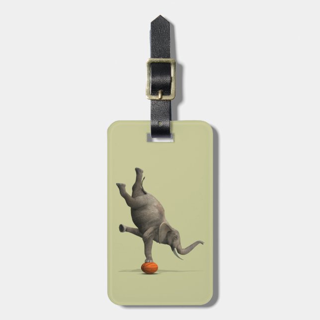 Konstgjord elefant bagagebricka (Vertikal Framsida)
