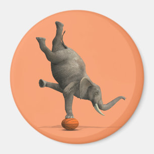 Konstgjord elefant magnet