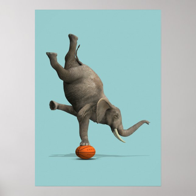 Konstgjord elefant poster (Framsidan)