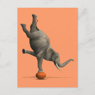 Konstgjord elefant vykort
