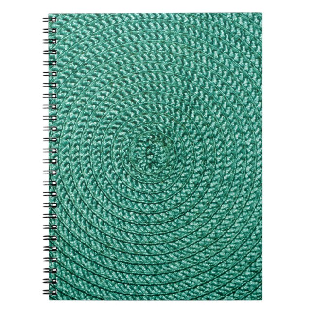 Konstgjord grönt struktur. anteckningsbok (Framsidan)