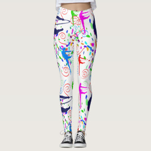 Konstgjord gymnastik leggings
