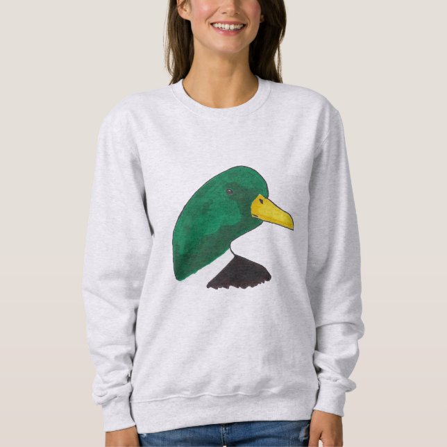 Konstgjord handdragen Mallard Anka T Shirt (Framsida)