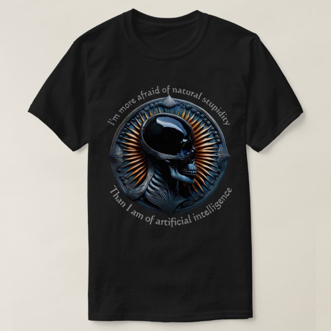 Konstgjord intelligens 01 t shirt (Design framsida)