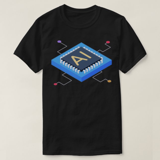 Konstgjord intelligens AI Classic TShirt T Shirt (Design framsida)