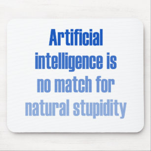 Konstgjord intelligens är ingen match… musmatta