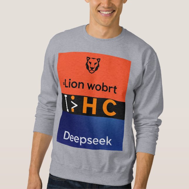 Konstgjord intelligens DeepSeek T-shirt Lång Ärmad Tröja (Framsida)