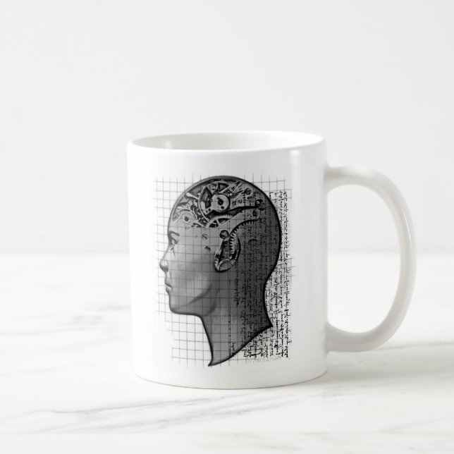 KONSTGJORD INTELLIGENS KAFFEMUGG (Höger)