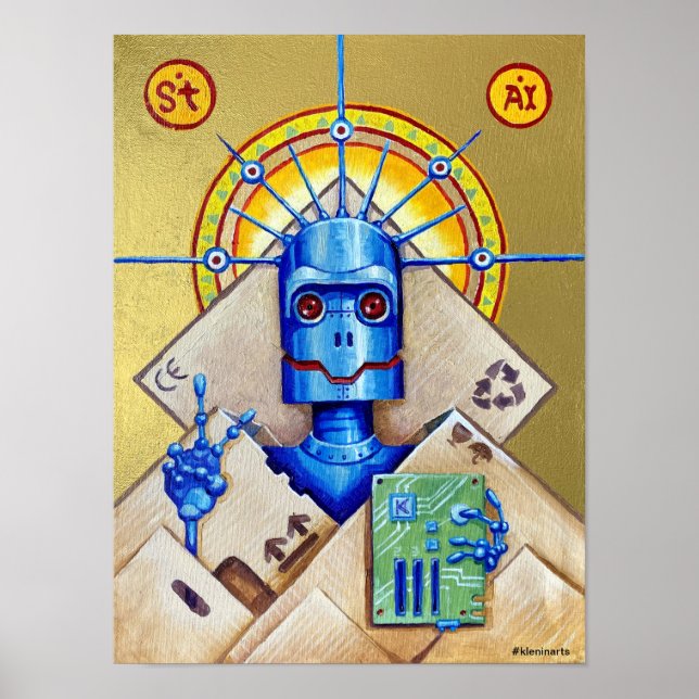 Konstgjord intelligens (serie "Deus ex box") Poster (Framsidan)