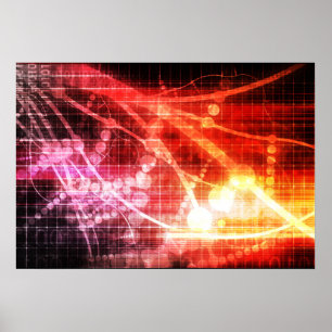 Konstgjord intelligens självför lärande teknolo poster