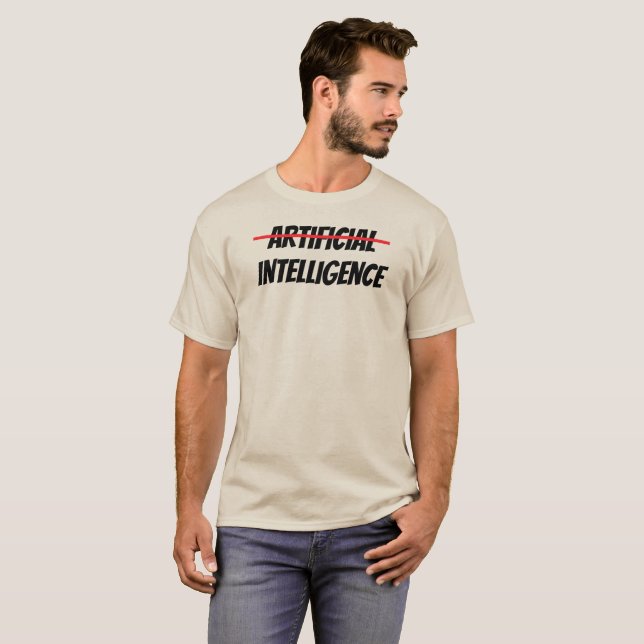 Konstgjord intelligens T-Shirt (Hel framsida)