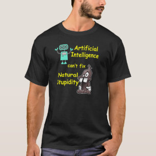 Konstgjord intelligens vs den naturliga t-shirt