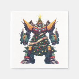 Konstgjord Julgran Robot Pappersservett