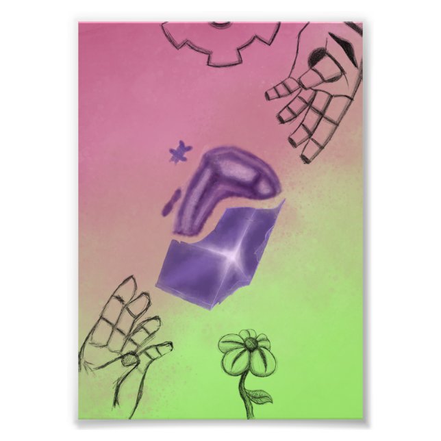 Konstgjord levande fototryck (Framsidan)