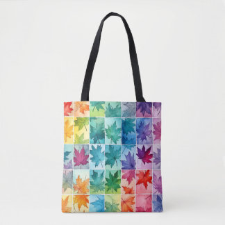 Konstgjord maple Löv Carryall Tygkasse
