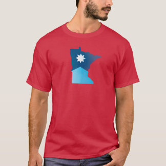 Konstgjord Minnesota Statlig flagga T Shirt
