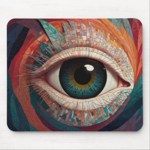 Konstgjord Öga Design Mousepad Musmatta
