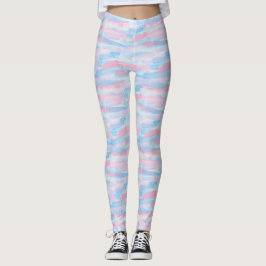 Konstgjord pastel färg leggings