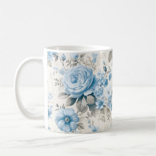 Konstgjord pastellblå Ro Kaffemugg