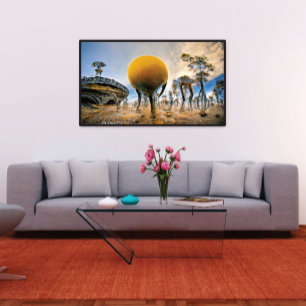Konstgjord planet poster