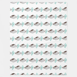 Konstgjord sandpiper fleecefilt