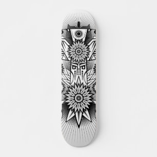 Konstgjord stamdesign mini skateboard bräda 18,5 cm