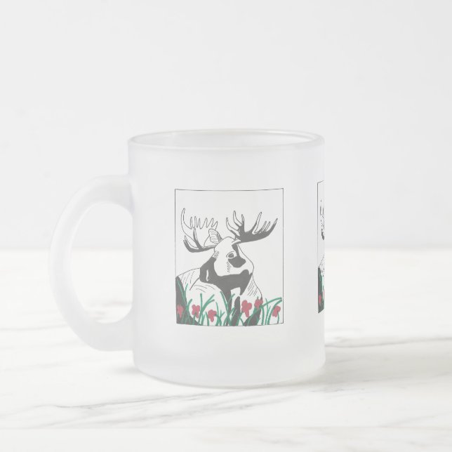 Konstgjord trädmark Moose Mugg (Vänster)