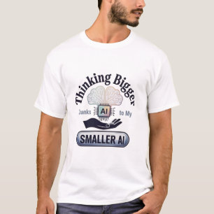 Konstgjord underrättelsetjänst Tankar Bigger Humor T Shirt