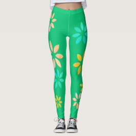 Konstgjorda färgämnen för Blommönster Leggings