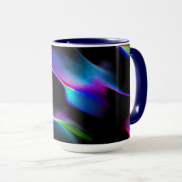 Konstgjorda sanddyner i röd skuggning mugg