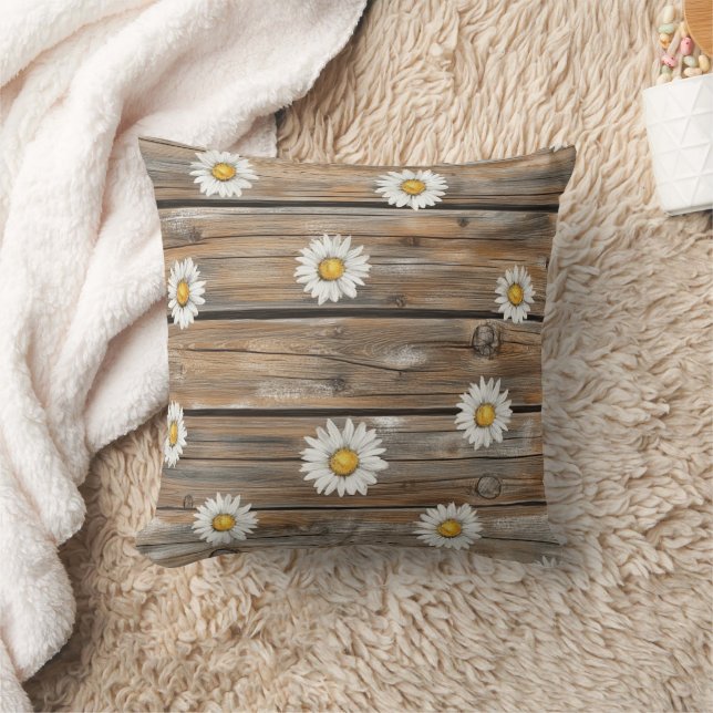 Konstgjorda trädaisy blommor kudde (Filt)