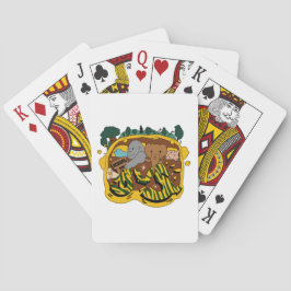 Konstgraffiti pokerkort casinokort