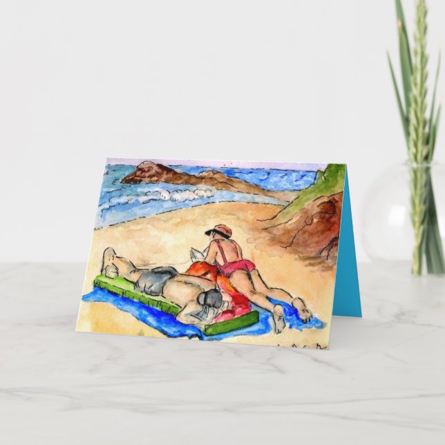 KONSTHÄLSNINGKORT - KONSTNÄR - H DAVIDSOHN KORT (Framsida)