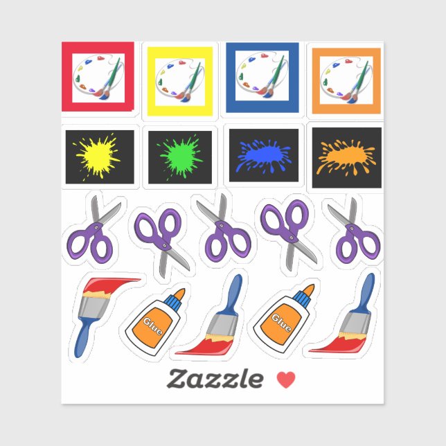 Konsthandel Klistermärken (Ark)