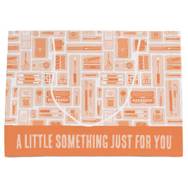 Konsthandeln Orange Mönster Kreativ