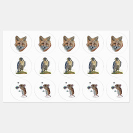 Konsthandelsetiketter Klistermärke