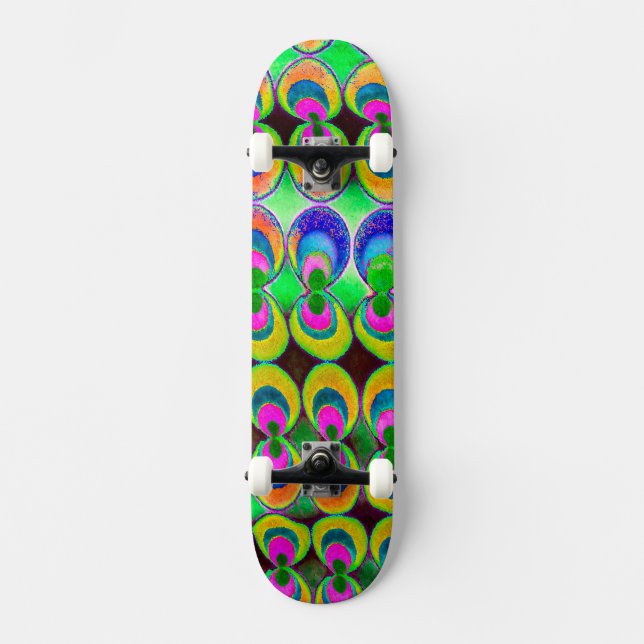 Konsthandling Mini Skateboard Bräda 18,5 Cm (Framsida)
